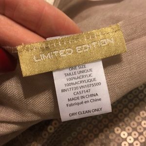 limited edition Accessories - Limited Edition Sequin Scarf NWOT limited edition Accessories - Limited Edition Sequin Scarf NWOT
